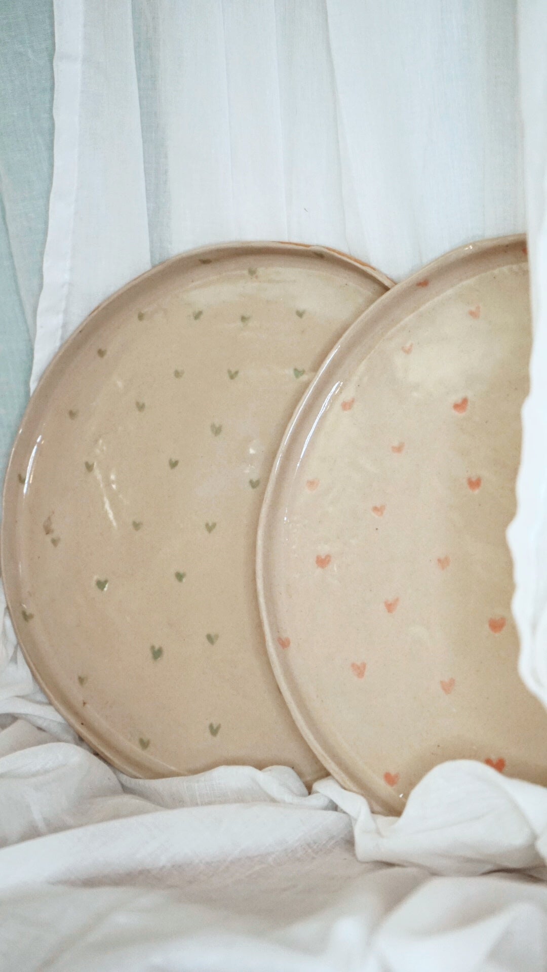 Grande assiette coeur