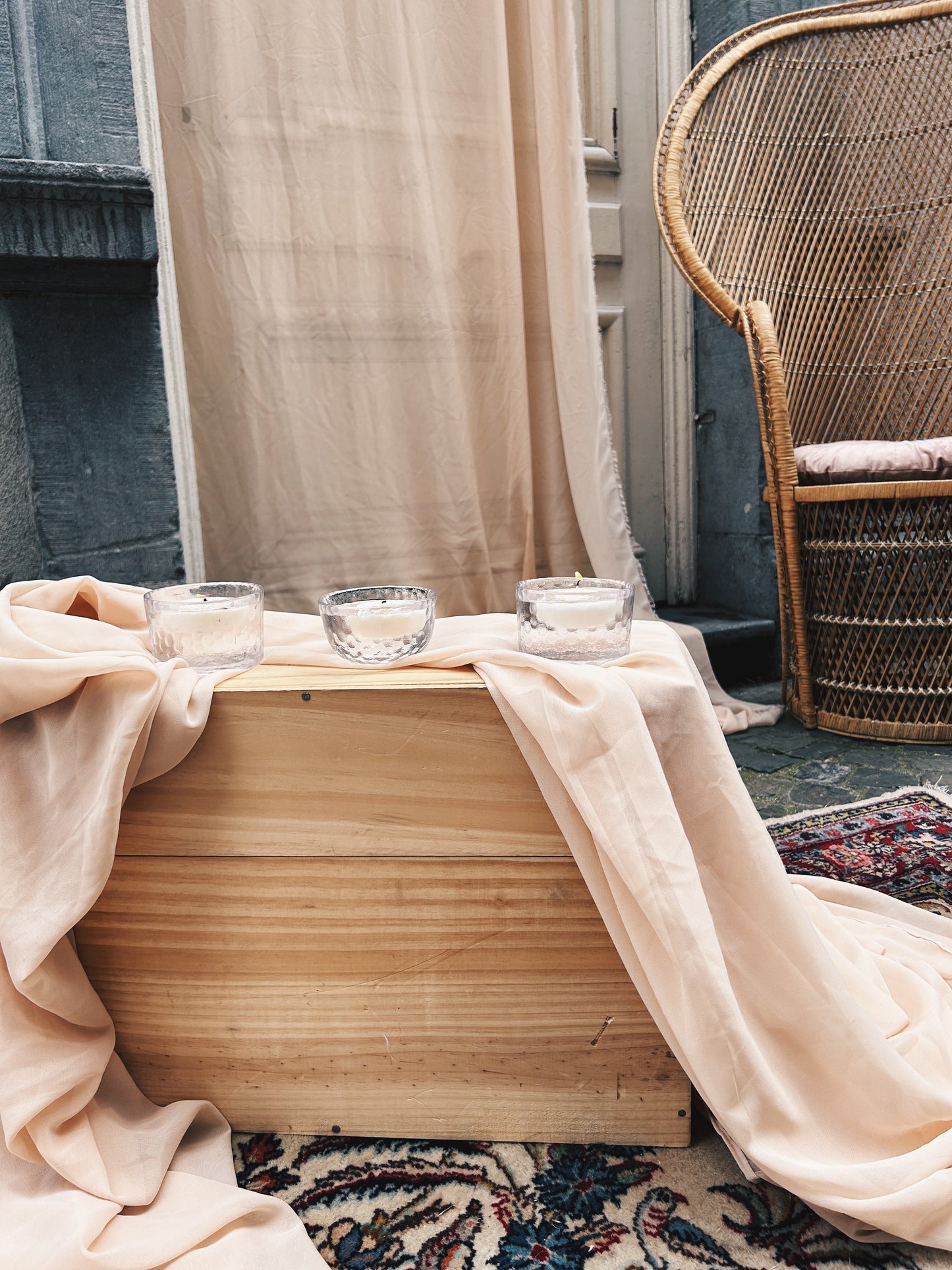 Bougeoir transparent - location