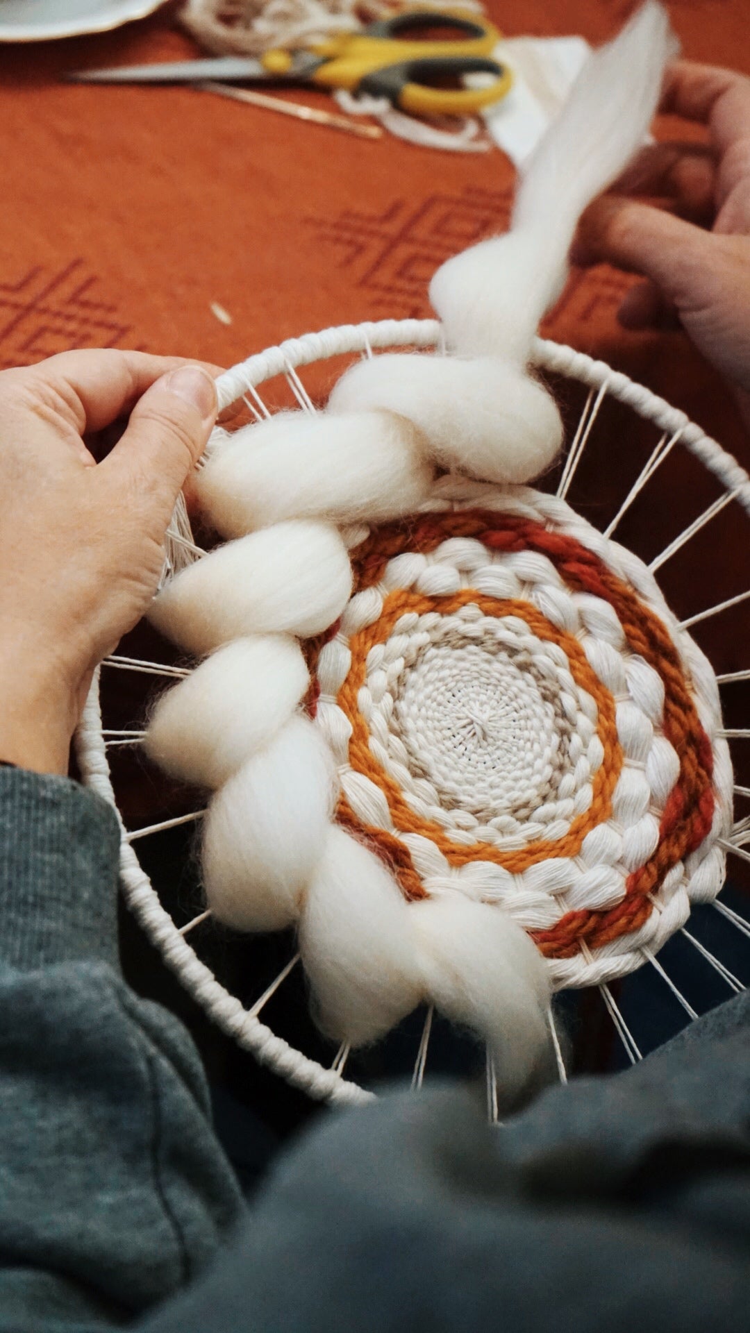 Atelier tissage rond
