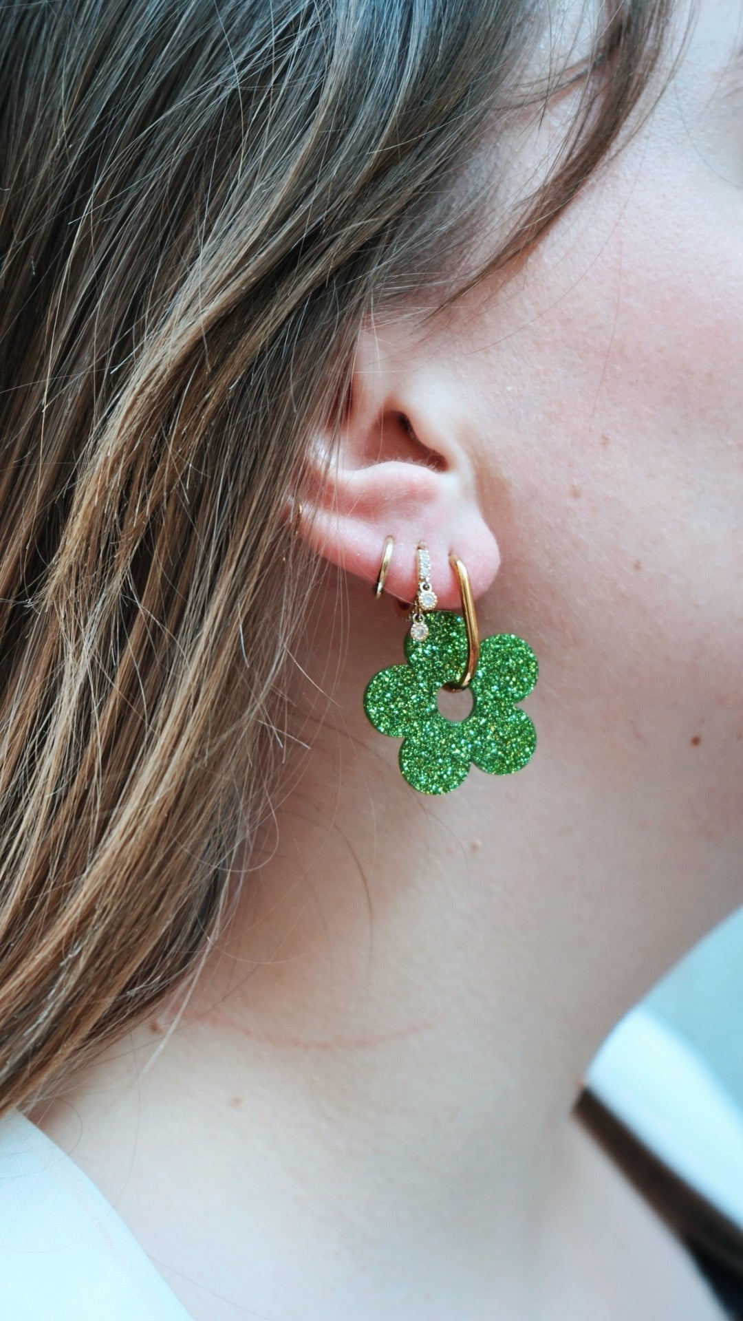 Boucles d'oreilles fleur