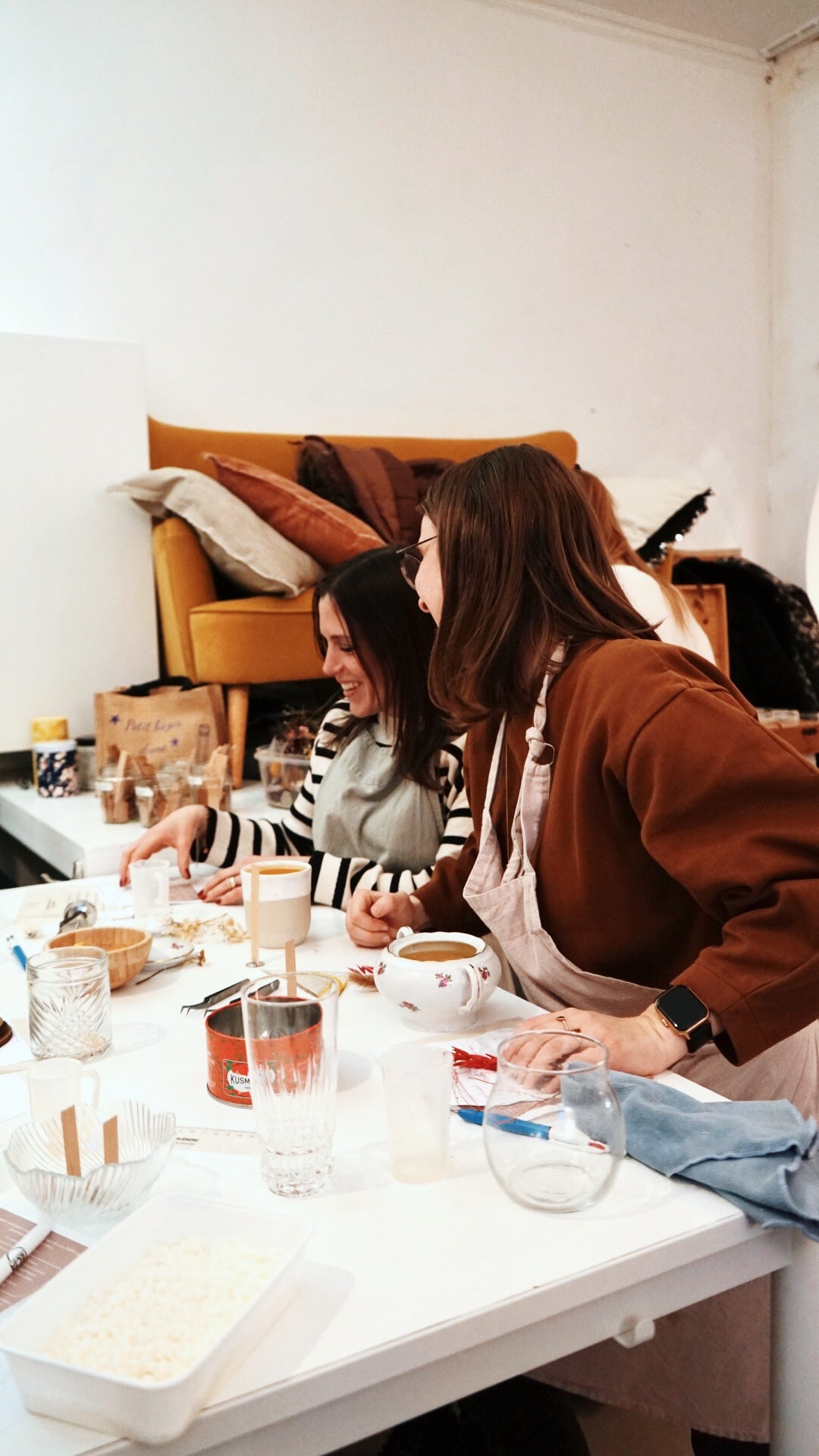 Atelier - fabrication de bougies