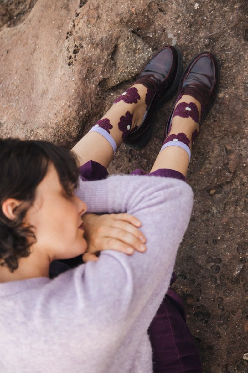 Chaussettes - Violet - MURANO