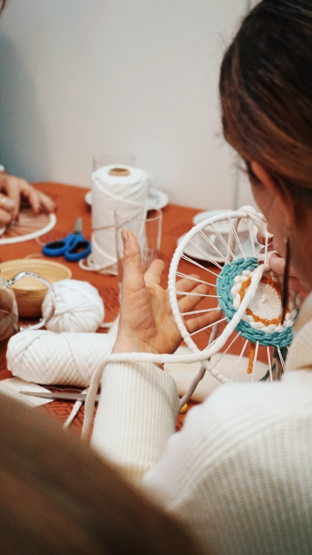 Atelier tissage rond
