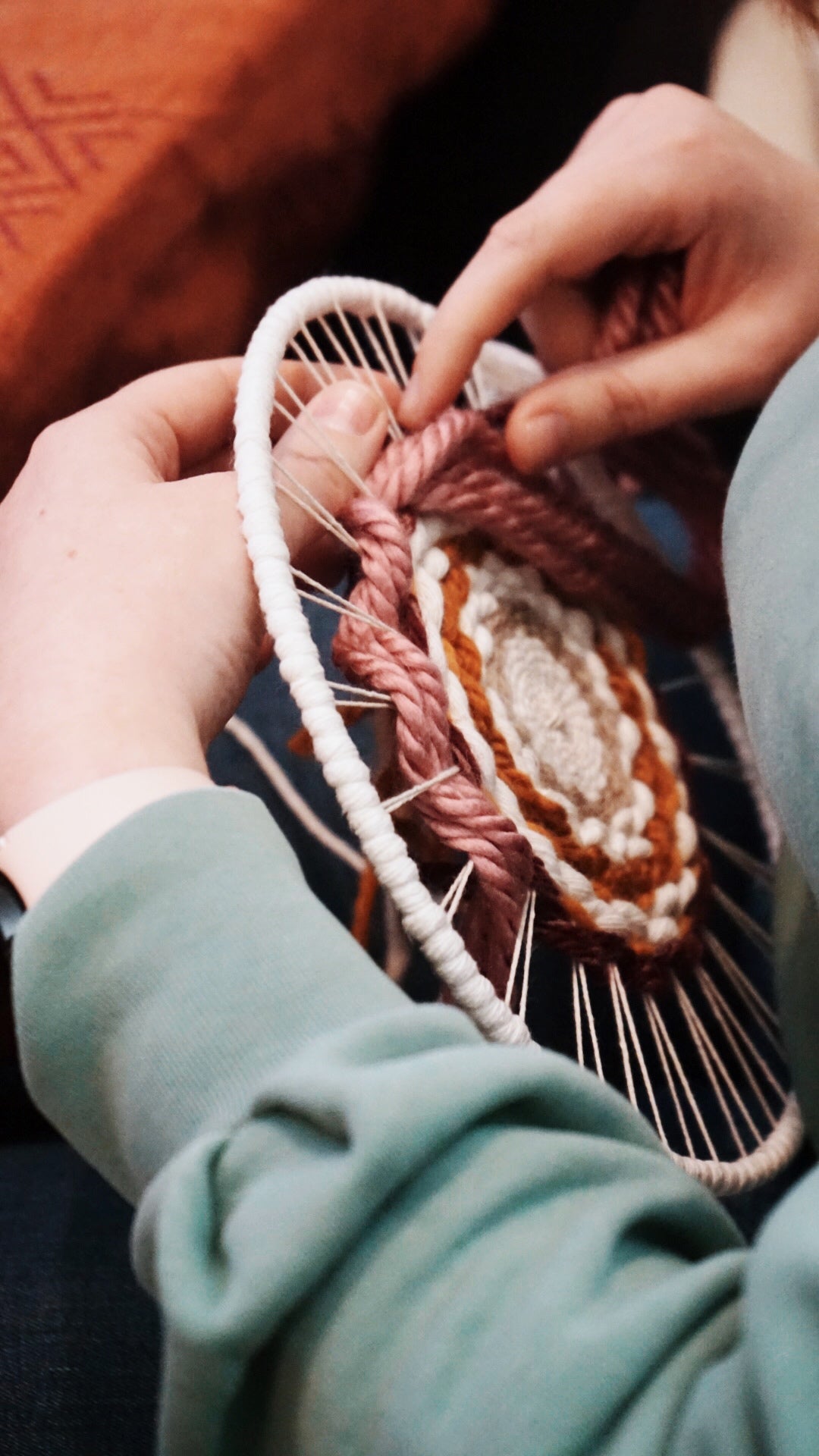 Atelier tissage rond