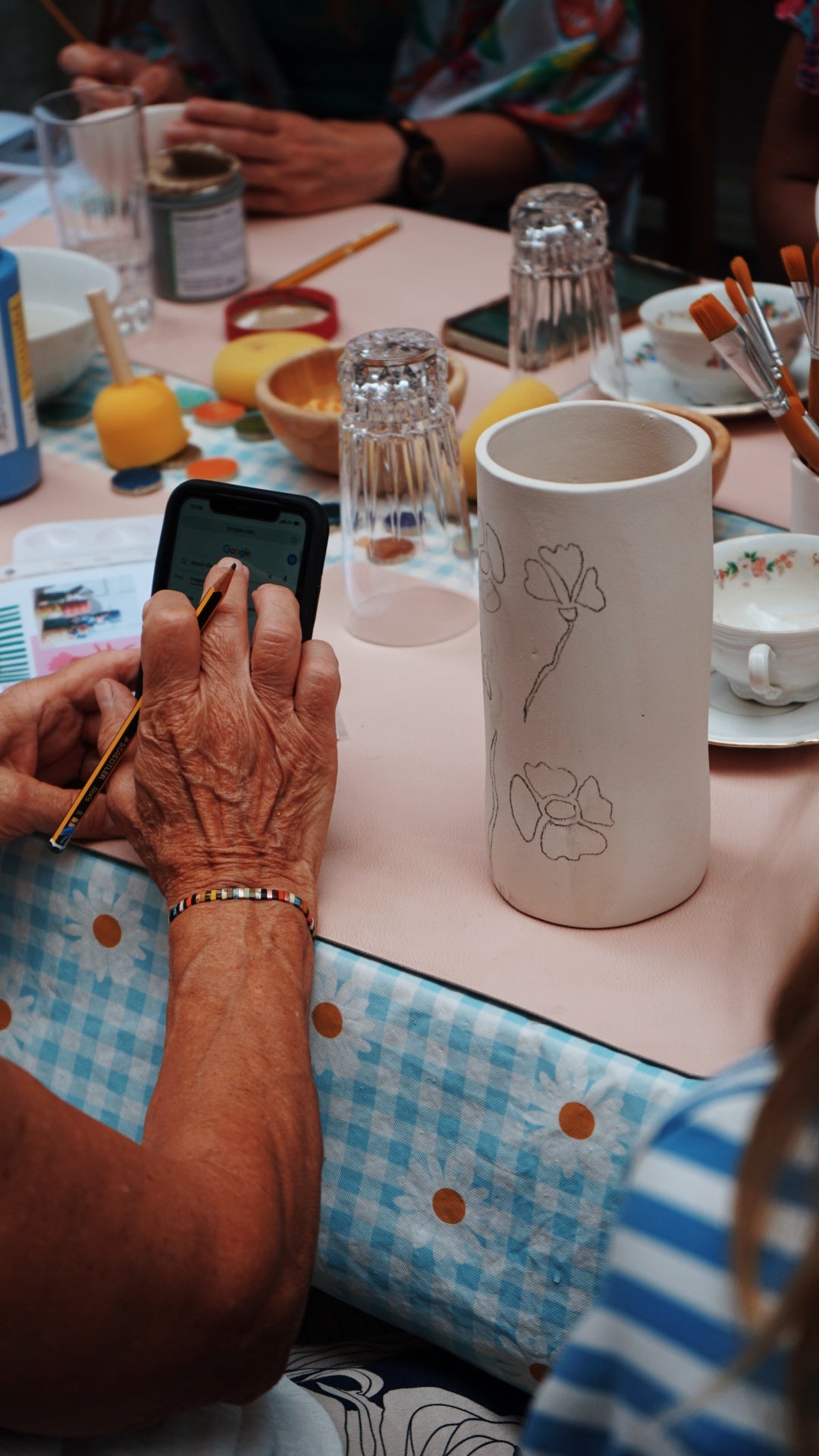 Atelier peinture sur céramique