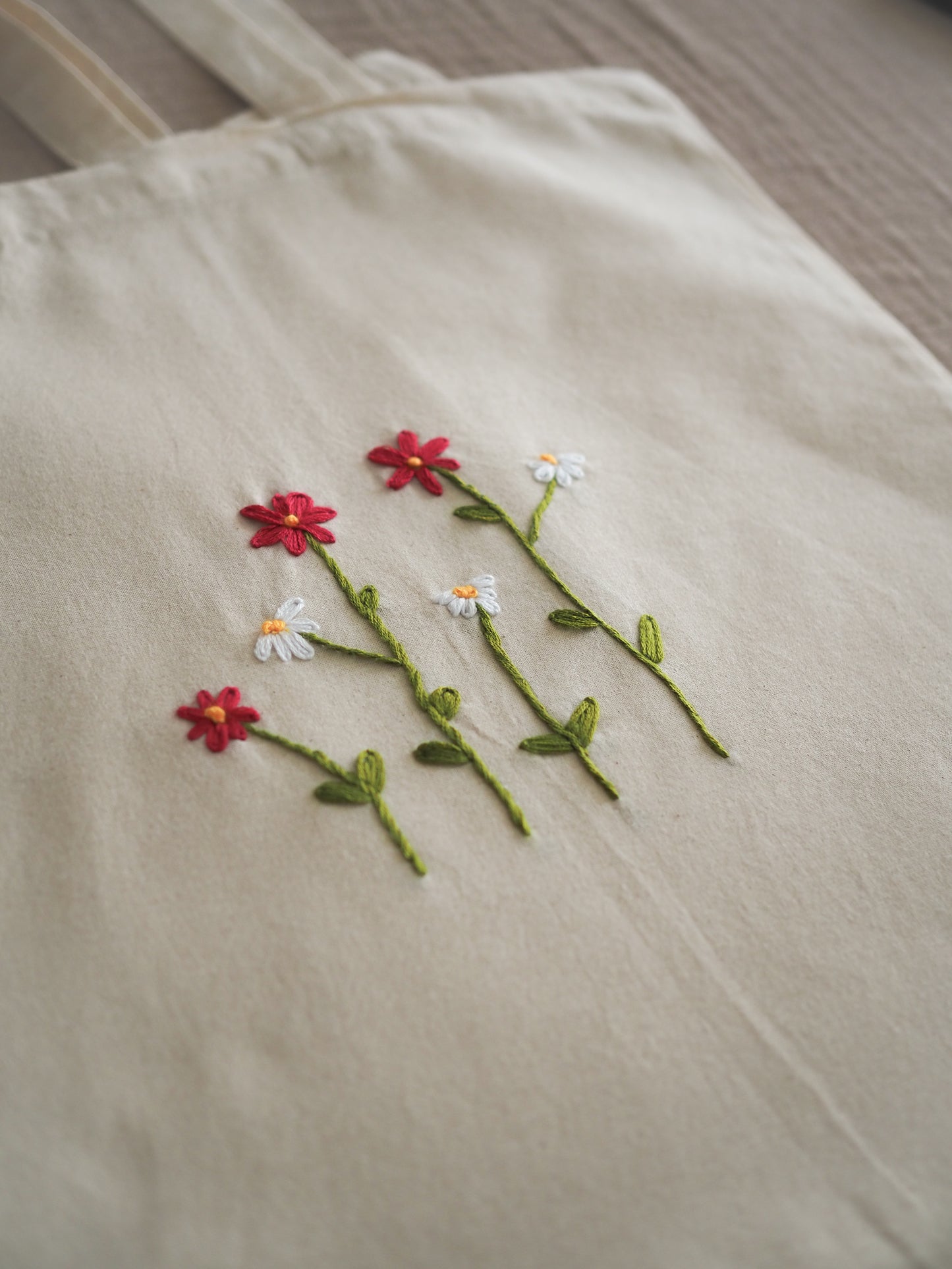 Atelier - Broderie sur totebag