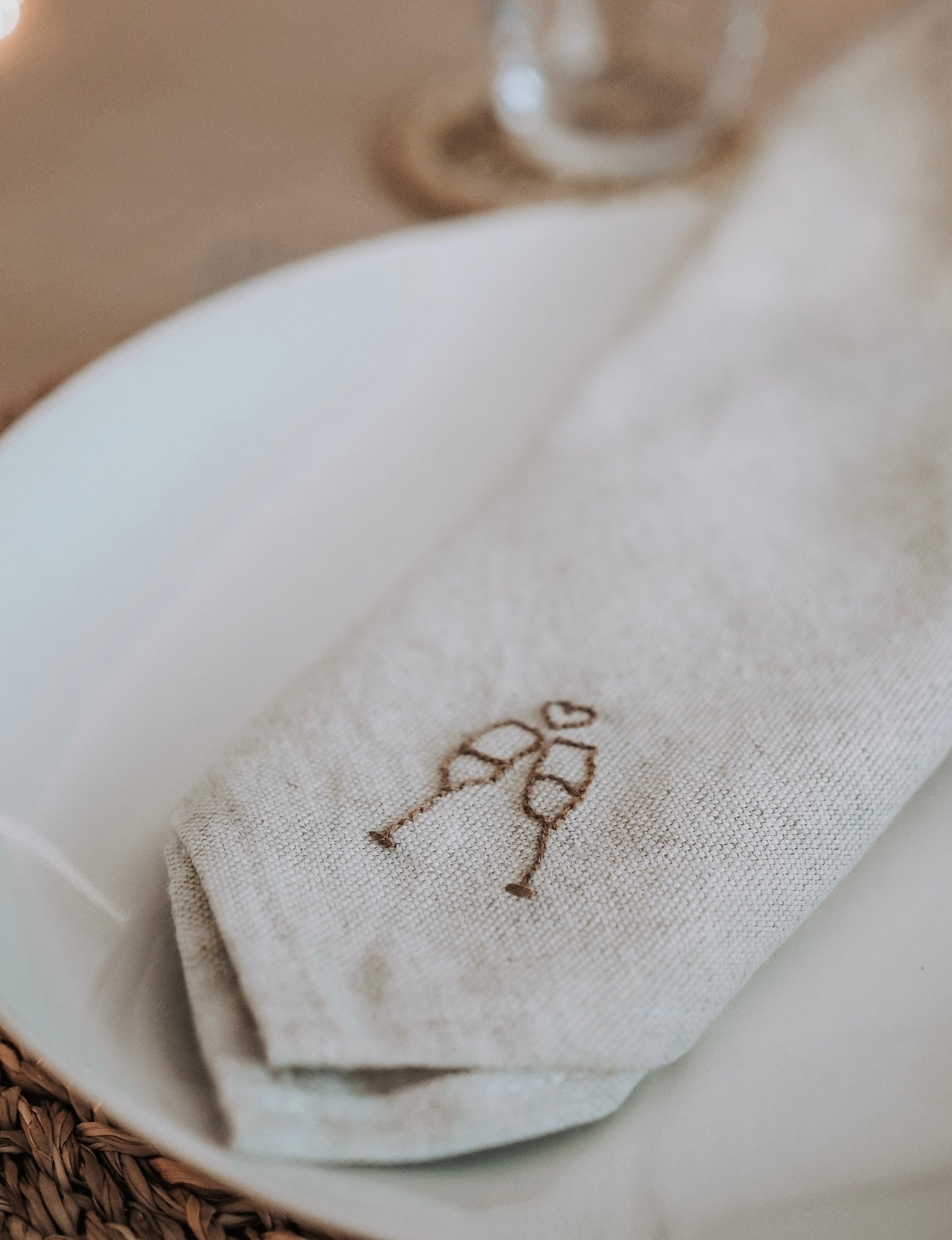 Atelier - Customisation de serviettes de table