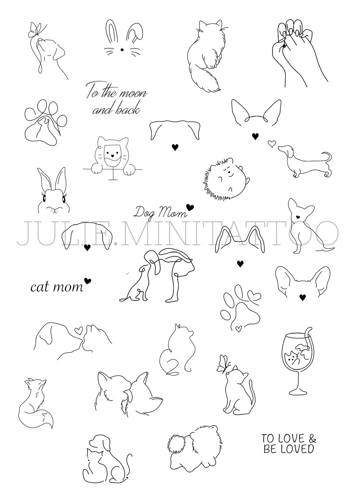 Tatouage avec Julie minitattoo