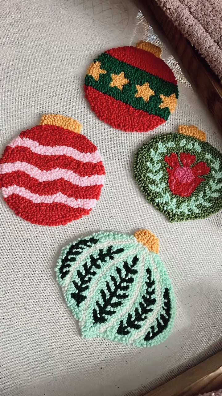 Atelier punch needle spécial Noël