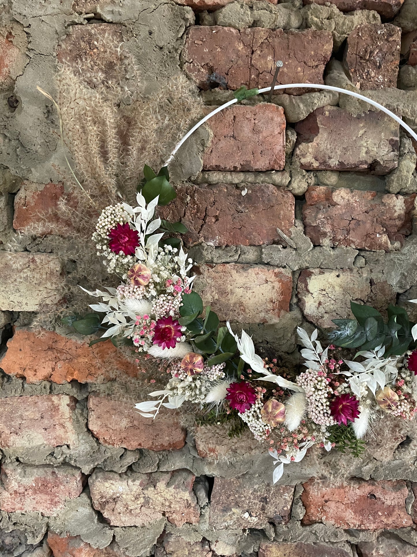 Atelier - créer une couronne de fleurs séchées