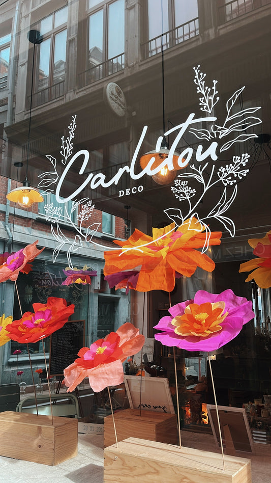 Atelier - créer sa fleur en papier