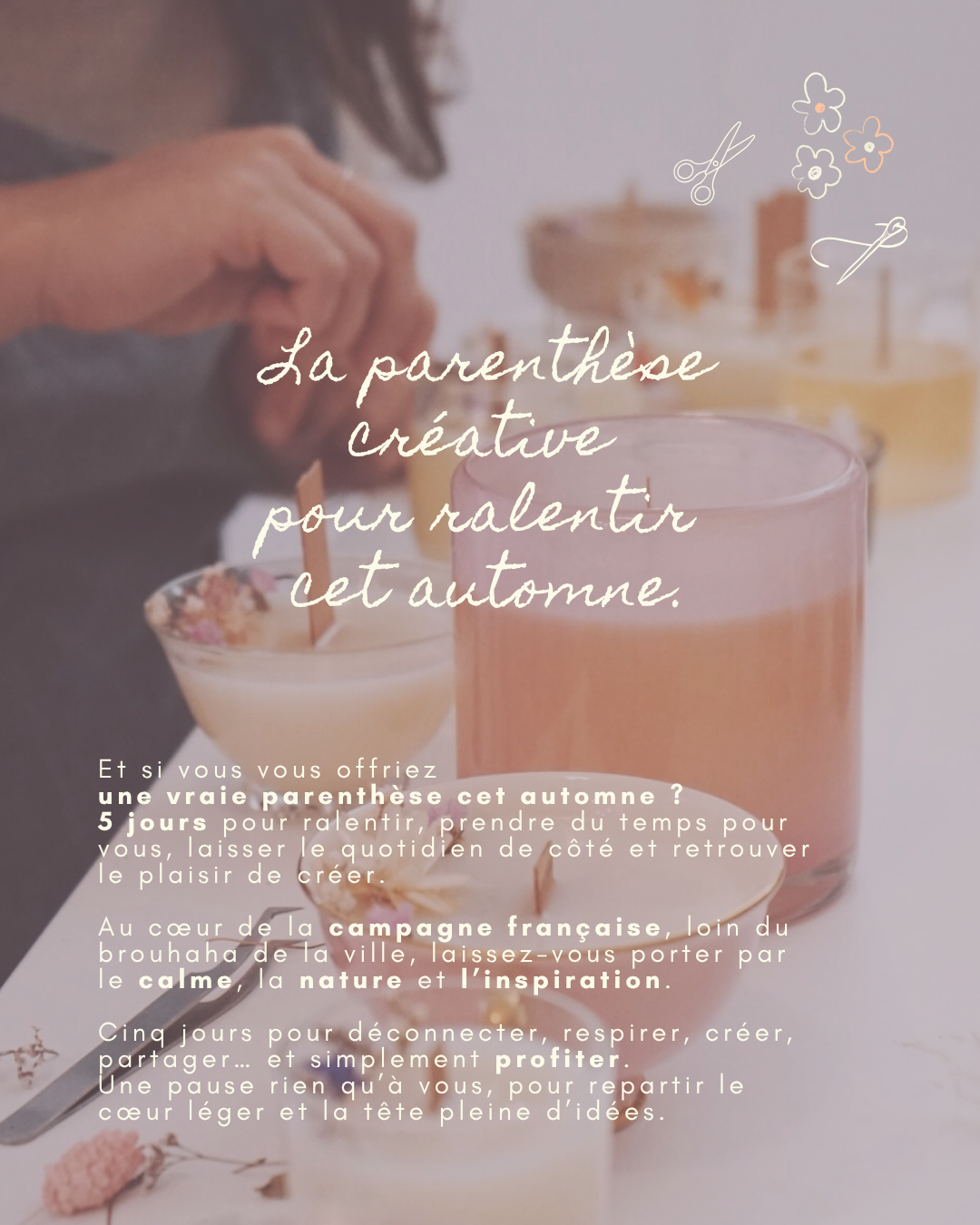 Retraite créative Bourgogne (7/11/26 - 11/11/26)