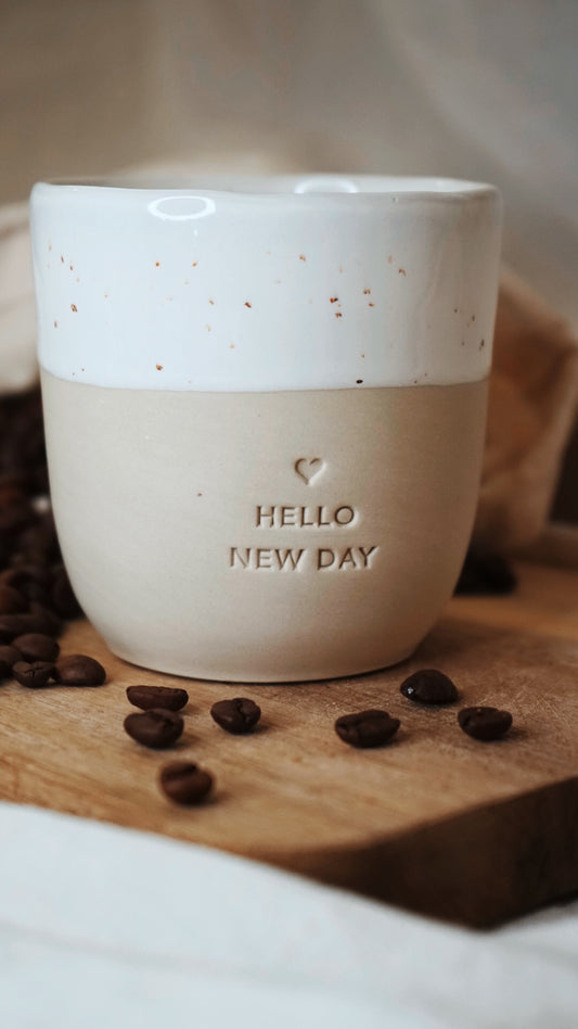 Mug hello new day