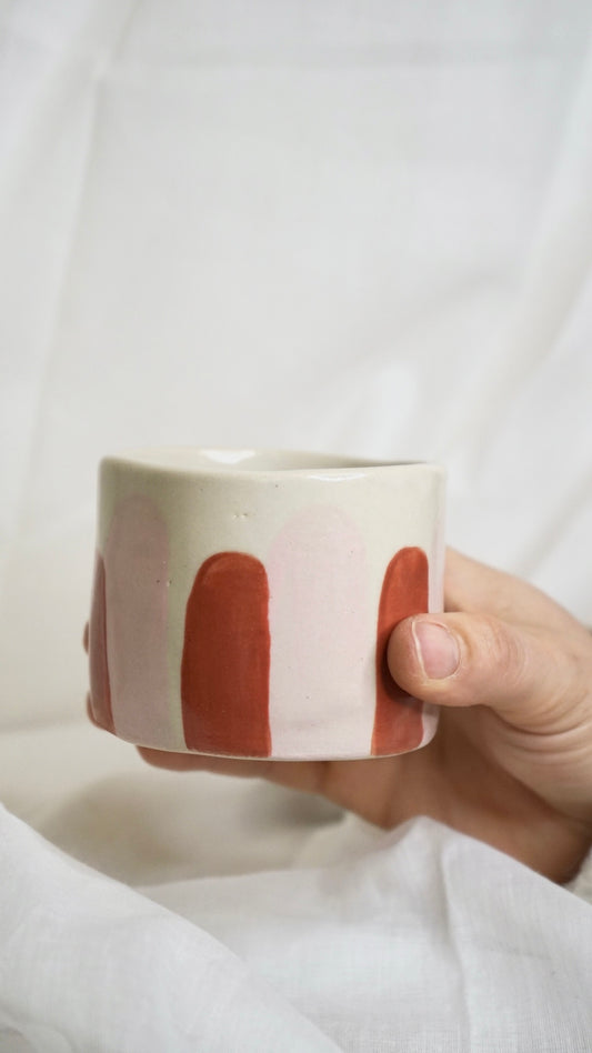 Mug rose poudré - terracotta