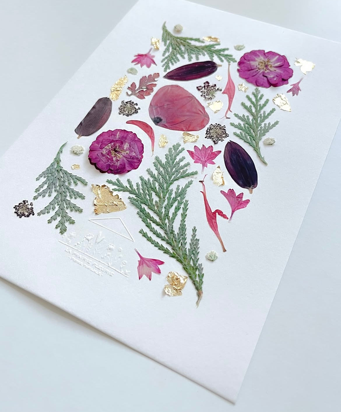 Atelier herbier - cartes de voeux