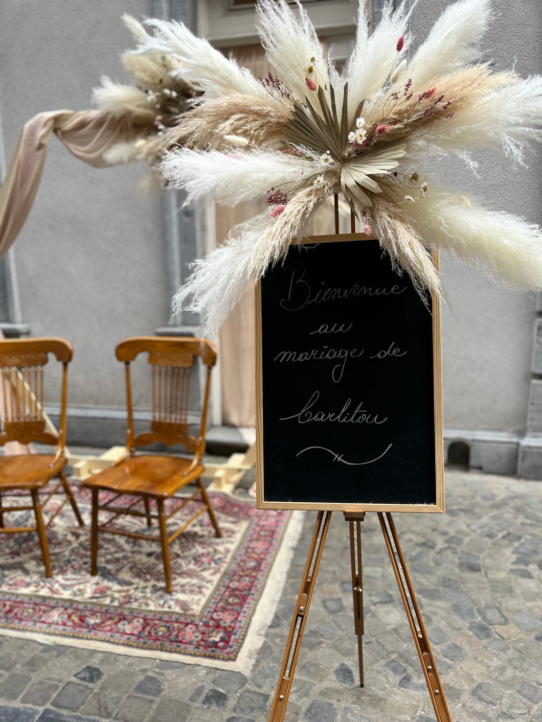 Décoration chevalet + décoration - location