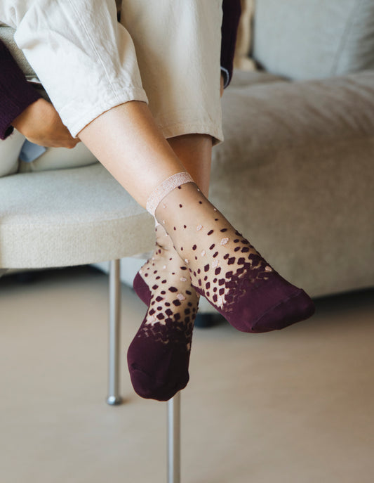Chaussettes - Bordeaux - NAKAMEGURO