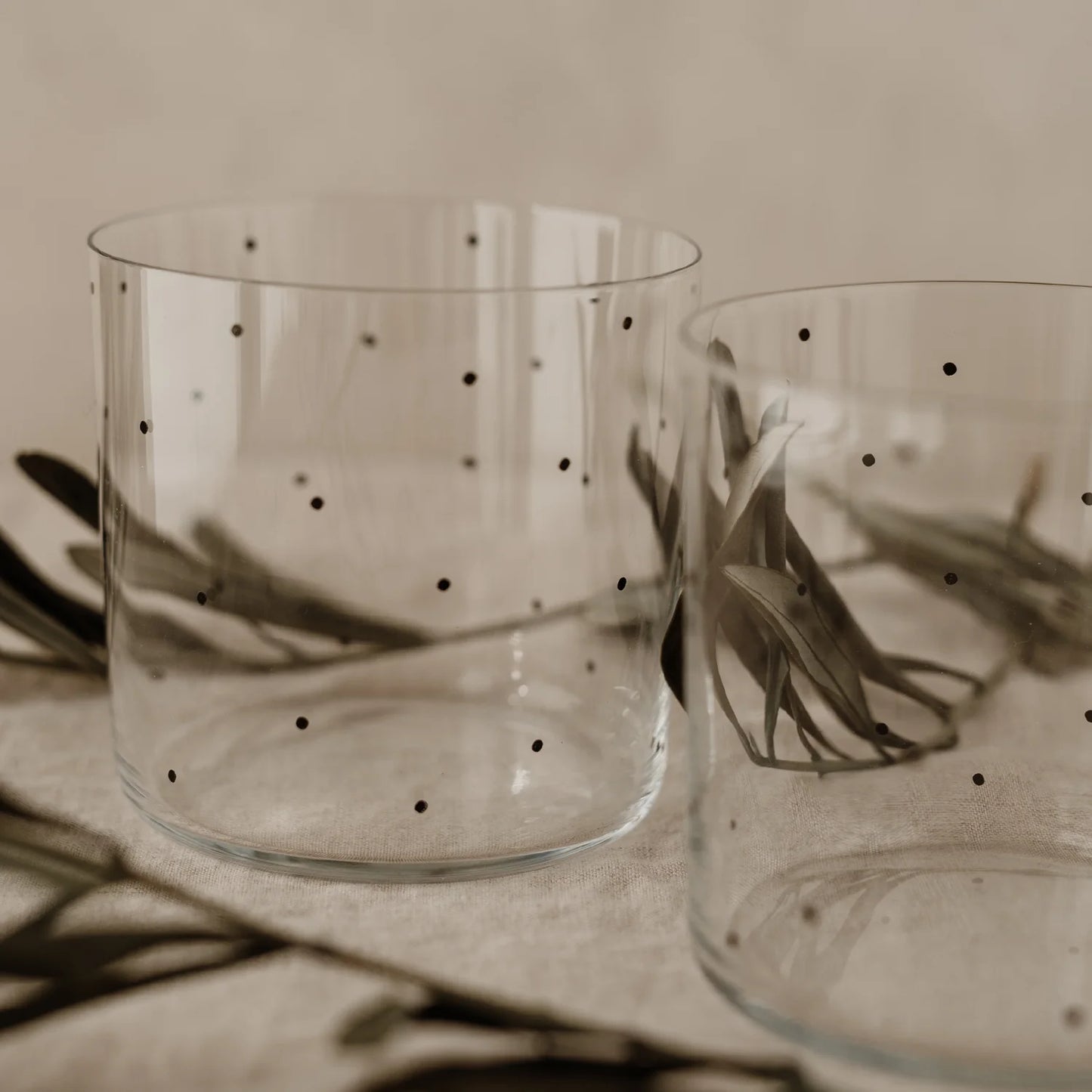 Verre à pois