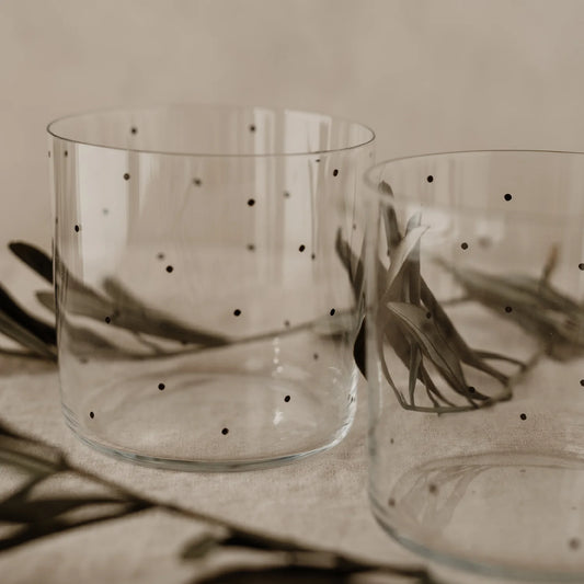 Verre à pois